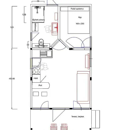 Apartment Naplemente Vendeghaz Orfu
